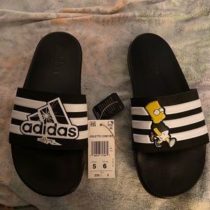 Adidas Adilette slides Bart Simpson special edition